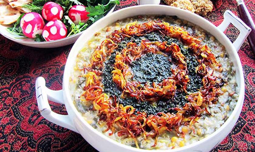 سبزی آش دوغ سبزی آش دوغ
