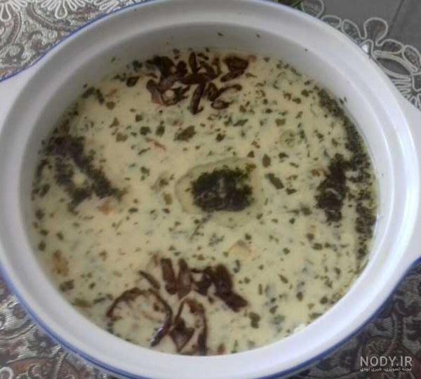 طرز تهیه آش دوغ اصفهانی طرز تهیه آش دوغ اصفهانی