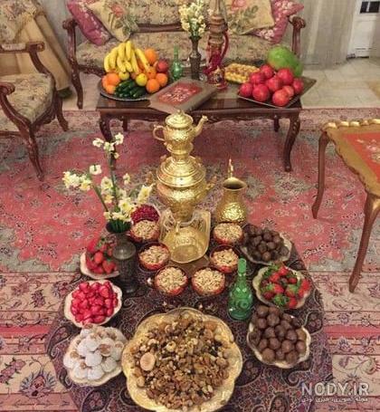 طرز تهیه سفره شب یلدا طرز تهیه سفره شب یلدا