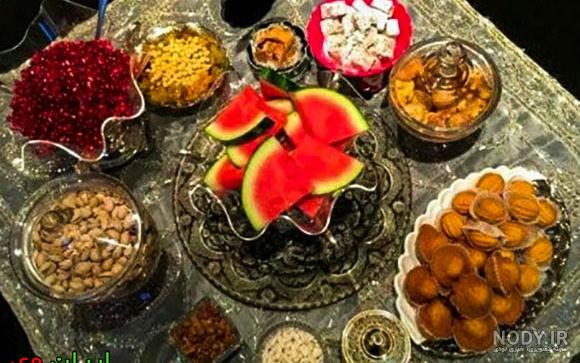 طرز تهیه سفره شب یلدا طرز تهیه سفره شب یلدا