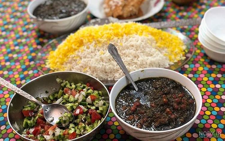 عکس از غذا قورمه سبزی