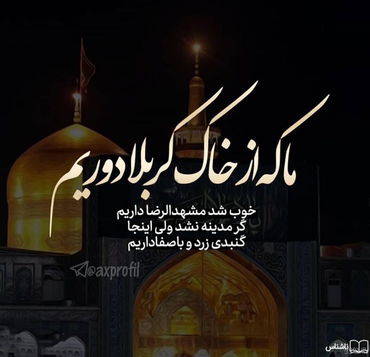 عکس بین الحرمین در کربلا عکس بین الحرمین در کربلا