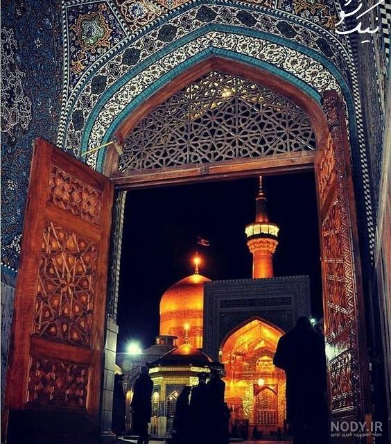 عکس حرم امام رضا از خیابان