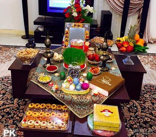 عکس سفره هفت سین ساده و شیک
