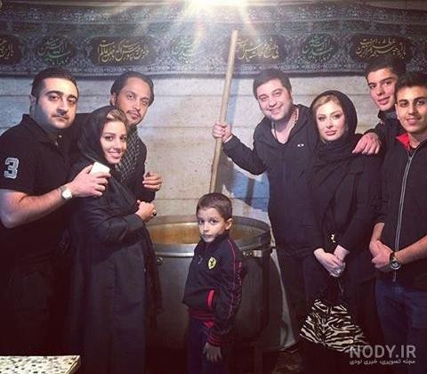 لنا دختر نیوشا ضیغمی و همسرش