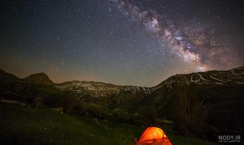 نقاشی آسمان در شب نقاشی آسمان در شب