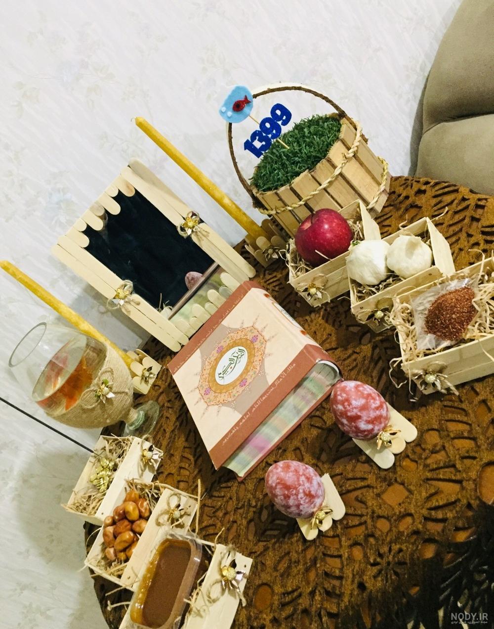 هفت سین با چوب درخت هفت سین با چوب درخت