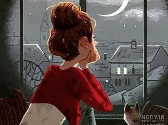 عکس دختر چینی برای پروفایل کارتونی