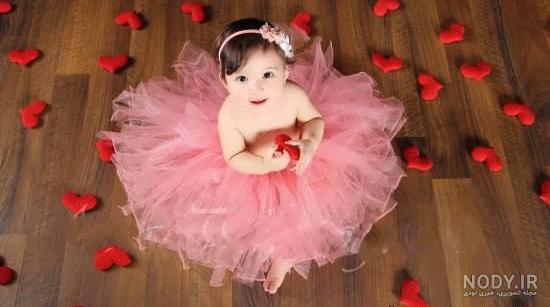 عکس نوزاد دختر آتلیه ای