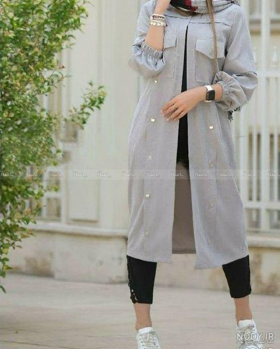 مدل مانتو جدید دخترانه شیک جلو باز مدل مانتو جدید دخترانه شیک جلو باز