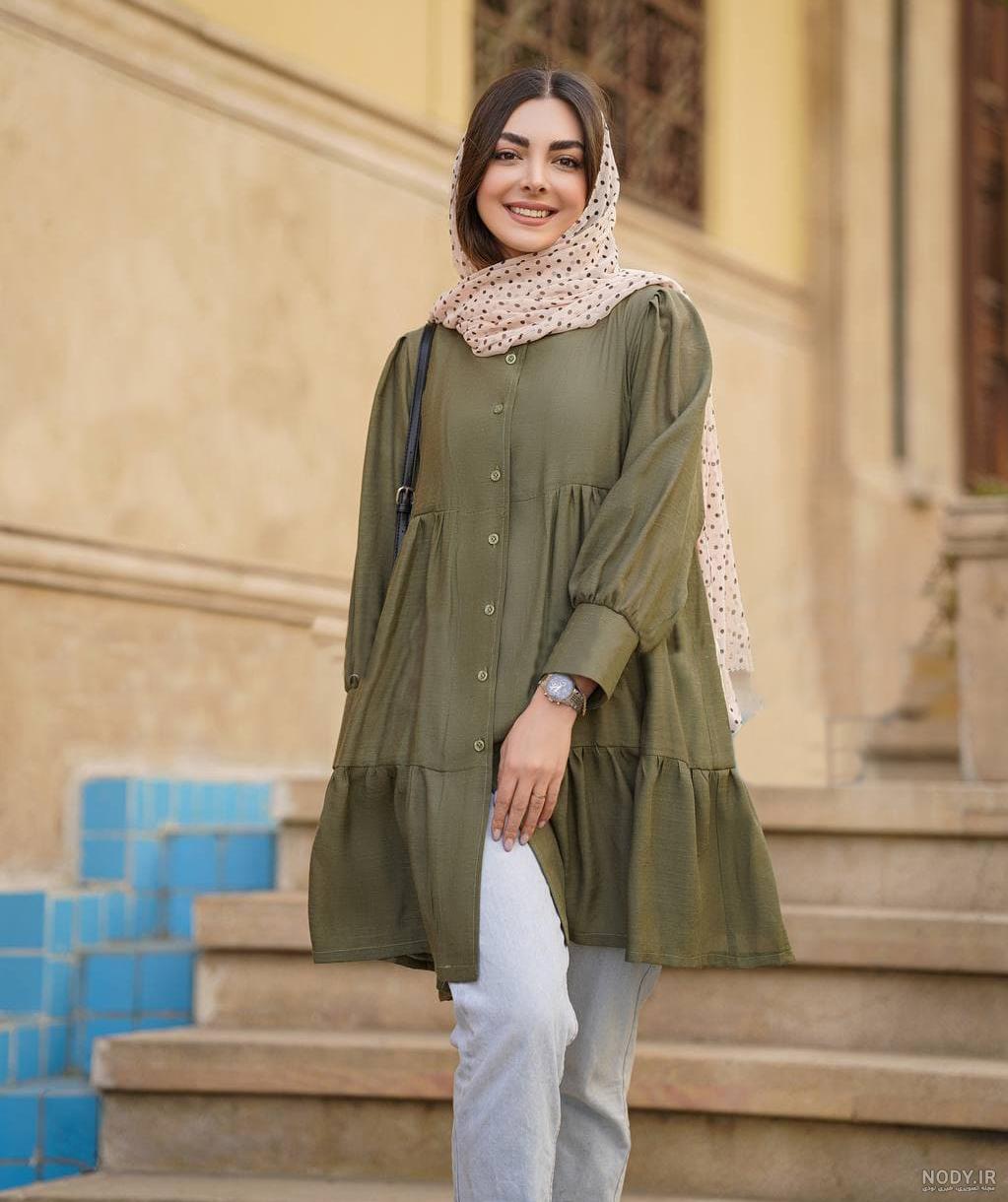مدل مانتو عروسکی بلند