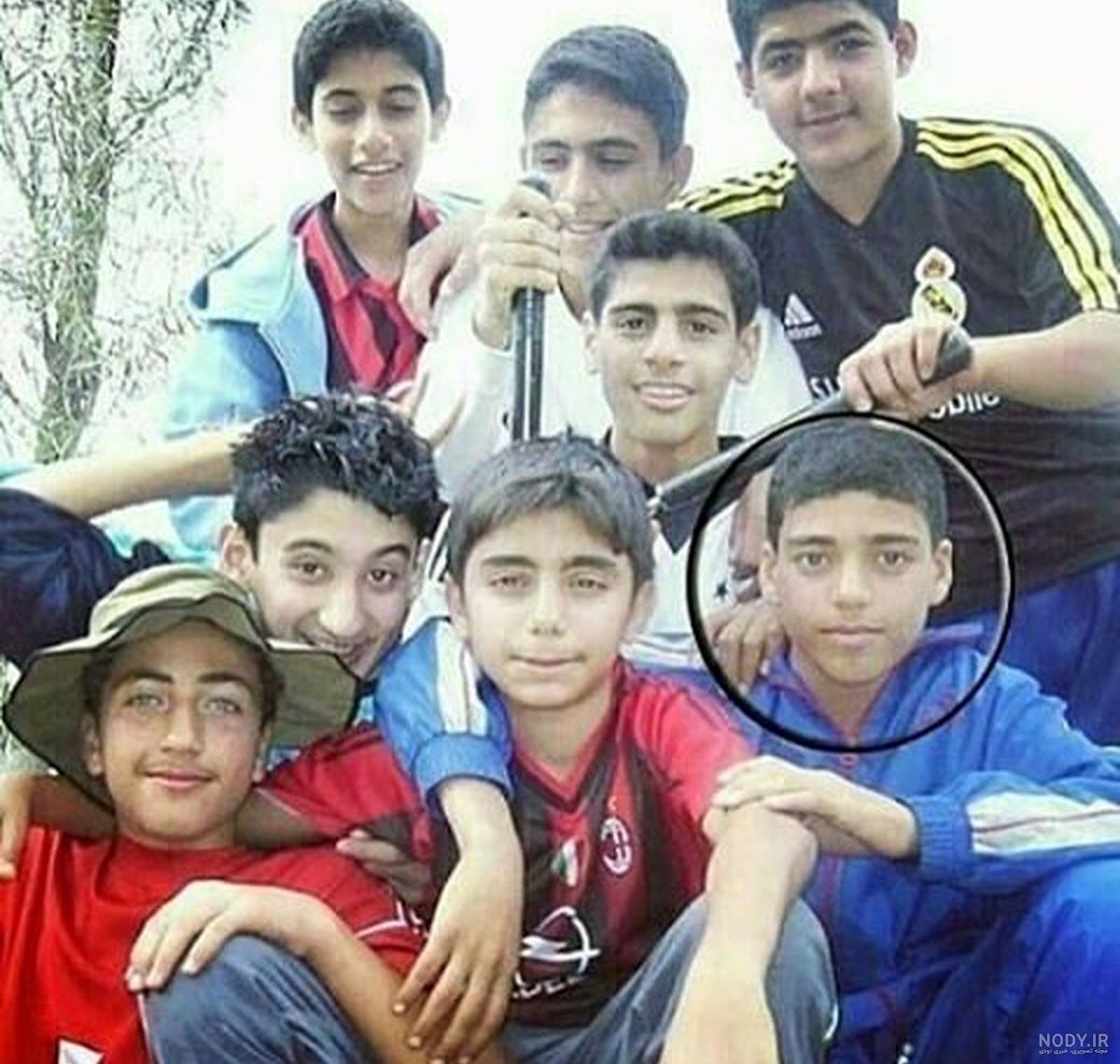 عکس بچگی مهدی طارمی