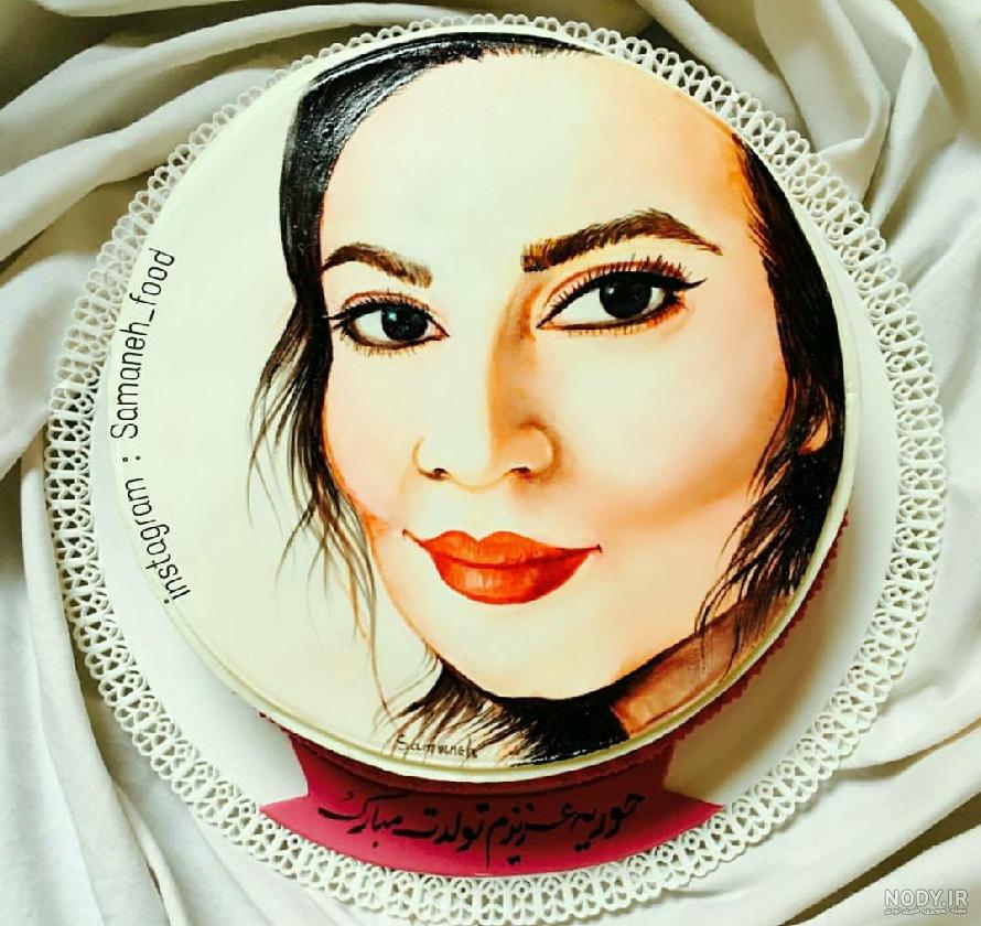 عکس صورت روی کیک