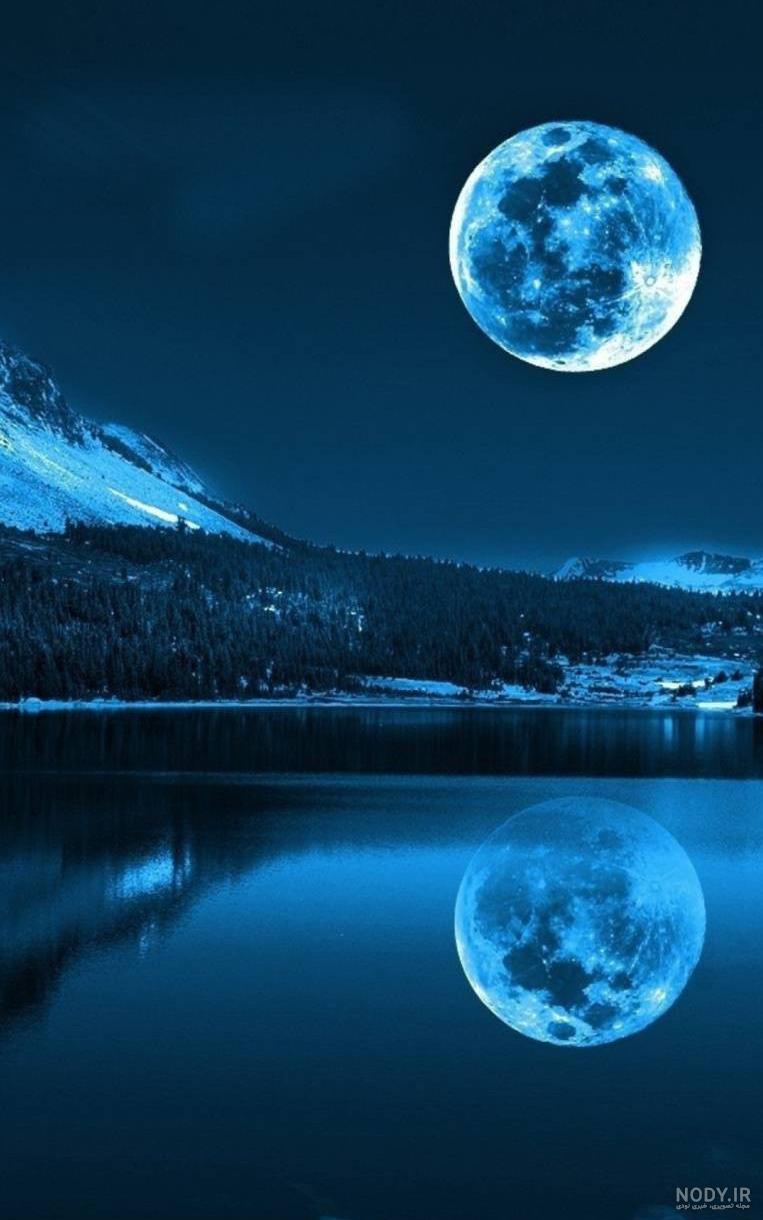 عکس ماه و دختر تنها عکس ماه و دختر تنها