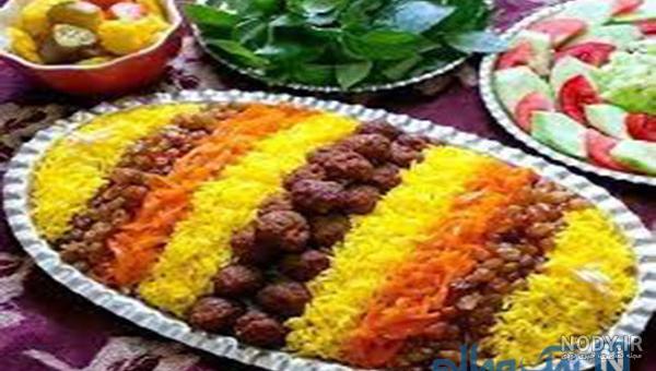 لیست غذاهای ایرانی لیست غذاهای ایرانی