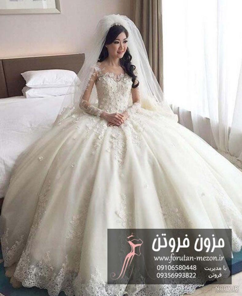 لباس عروس رنگی 2018