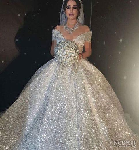 لباس عروس رنگی دخترانه