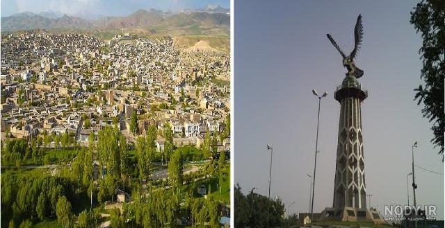 شهر شاهین دژ روی نقشه شهر شاهین دژ روی نقشه