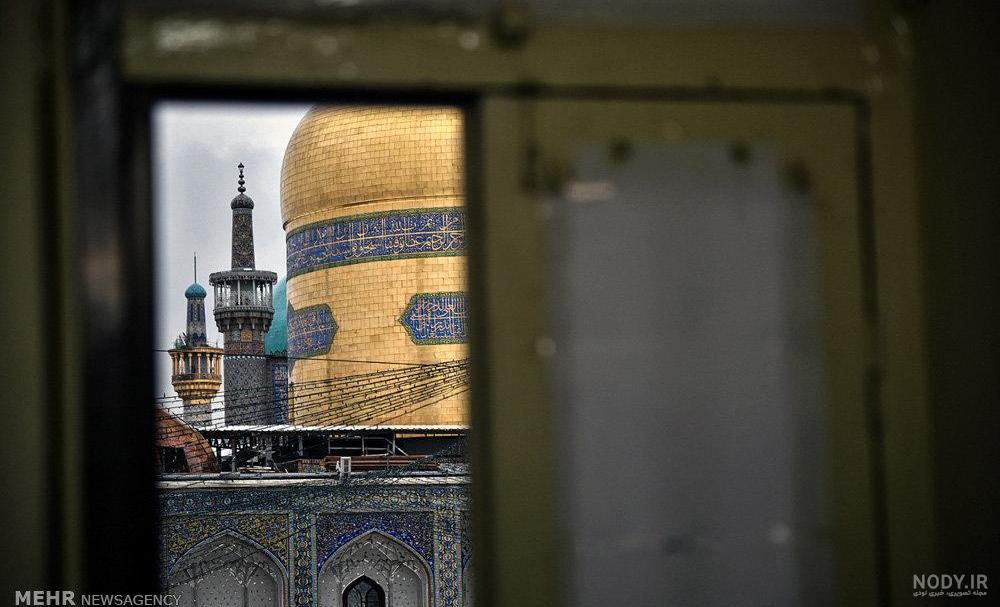 عکس حرم امام رضا با کبوتر عکس حرم امام رضا با کبوتر