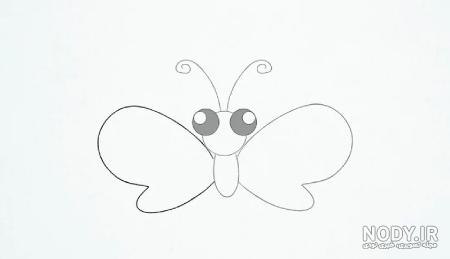 عکس کاردستی پروانه ساده