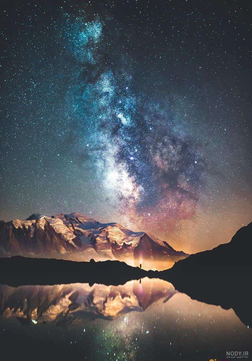 عکس کهکشان راه شیری برای پروفایل