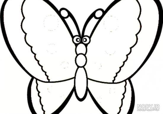 نقاشی پروانه بزرگ