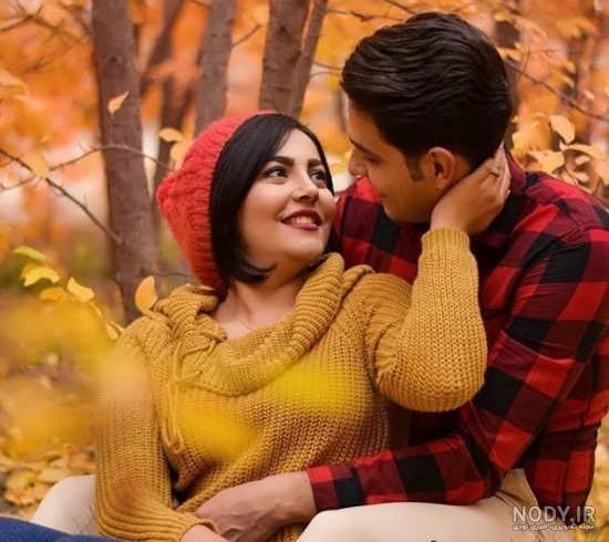 ژست عکس دونفره باحجاب