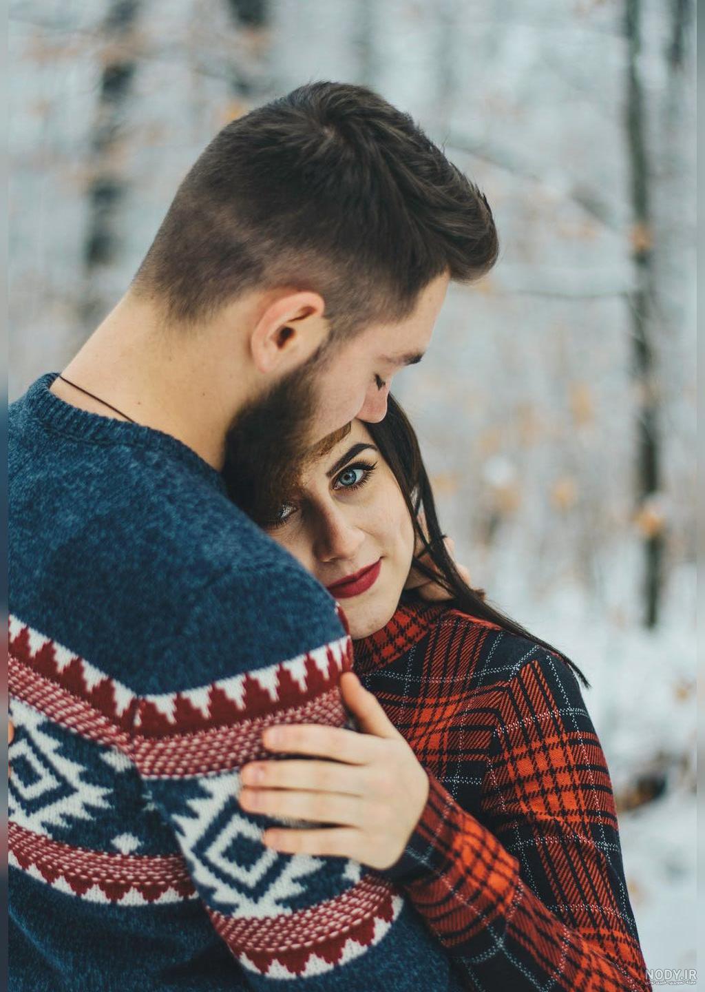 ژست عکس دونفره سلفی