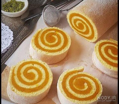 تزیین حلوا با قالب