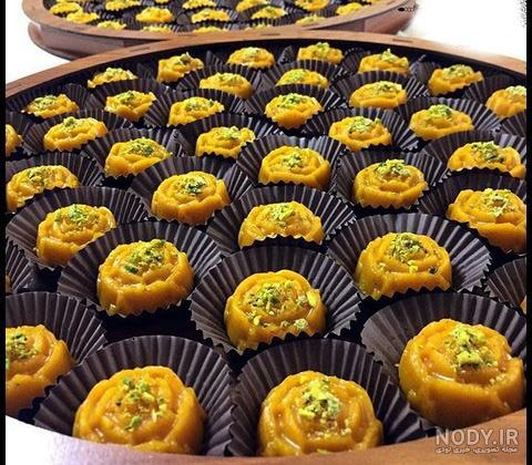 تزیین حلوا با چوب بستنی