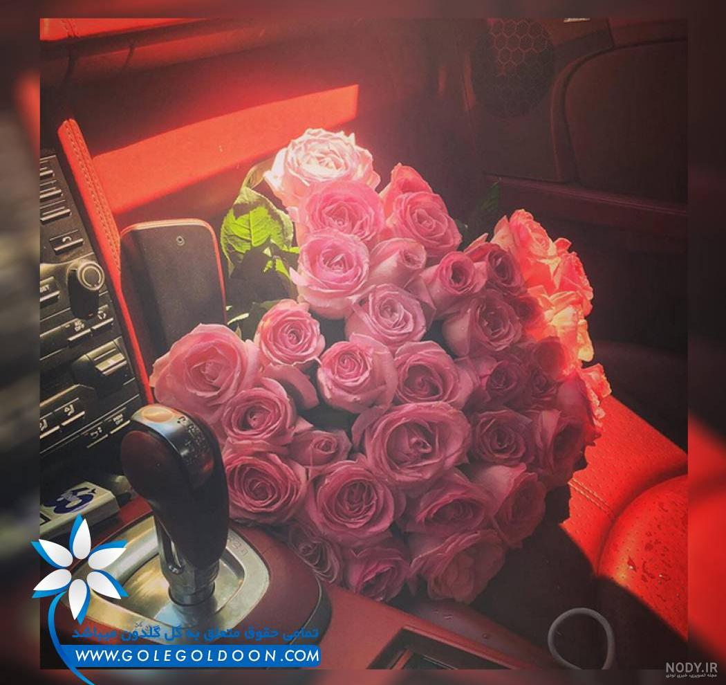 عکس دونفره داخل ماشین