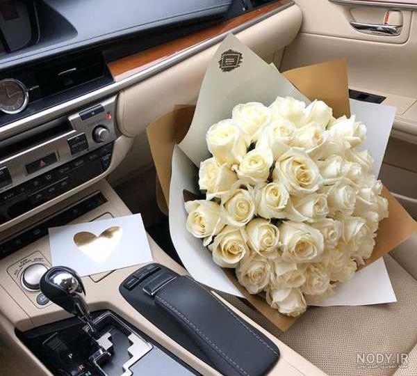 عکس دونفره داخل ماشین