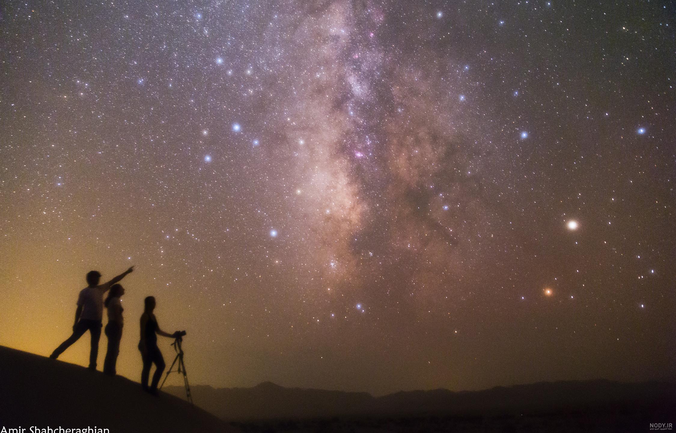 آسمان پر ستاره شب آسمان پر ستاره شب