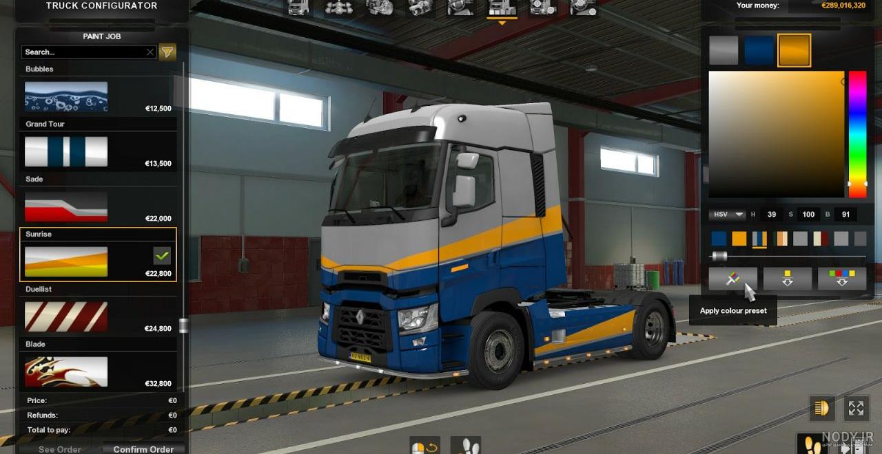 دانلود مد بازی euro truck simulator 2