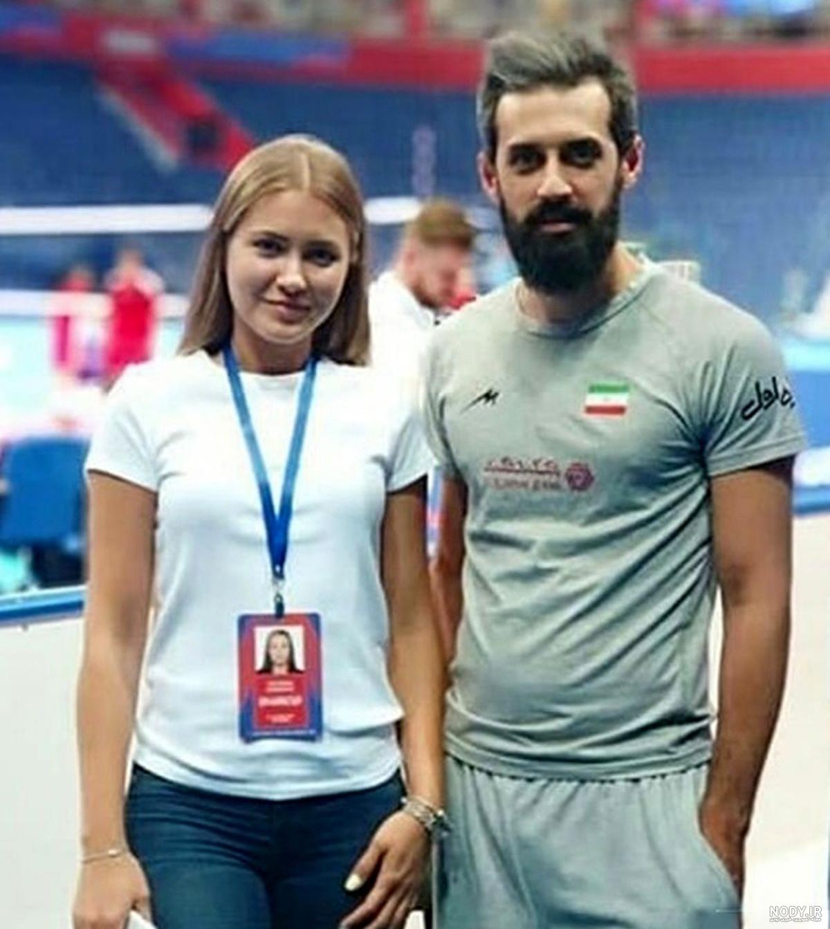 سعید معروف و دوست دخترش در روسیه