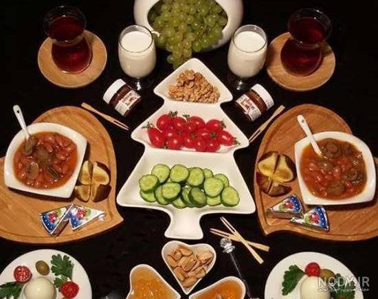 عکس سفره صبحانه سالم عکس سفره صبحانه سالم