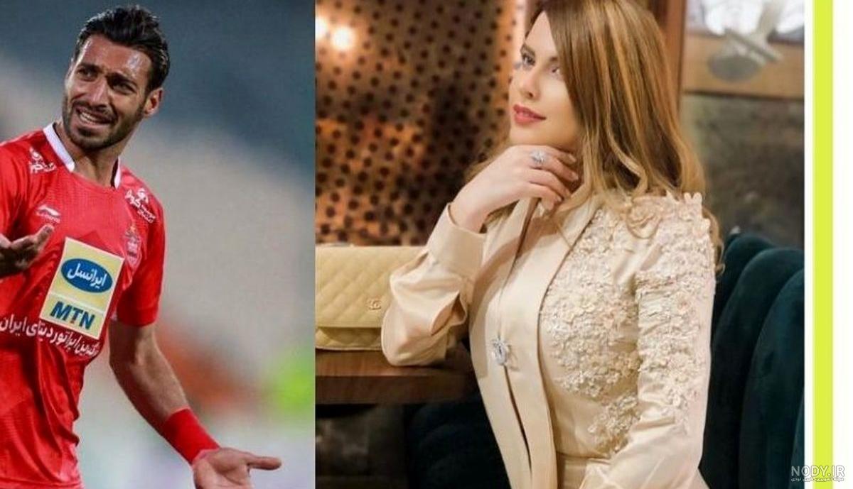 عکس شجاع خلیل زاده با همسر عکس شجاع خلیل زاده با همسر