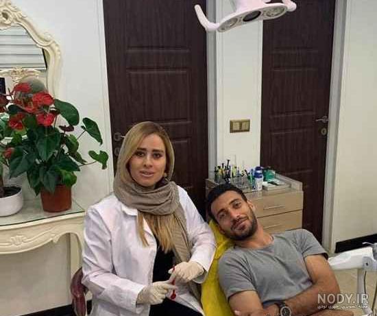 عکس شجاع خلیل زاده به همراه همسرش عکس شجاع خلیل زاده به همراه همسرش