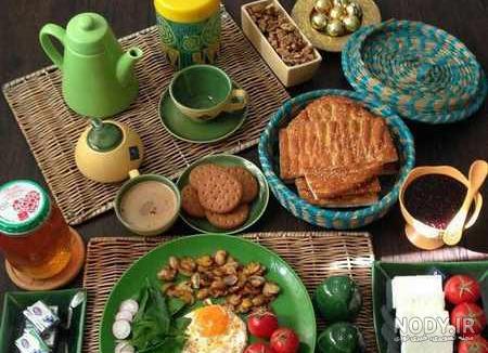 عکس صبحانه در طبیعت عکس صبحانه در طبیعت