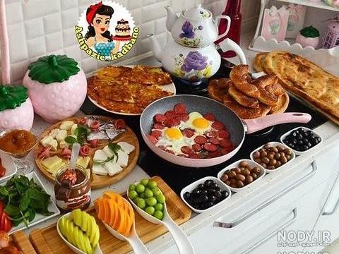 عکس صبحانه لاکچری عکس صبحانه لاکچری