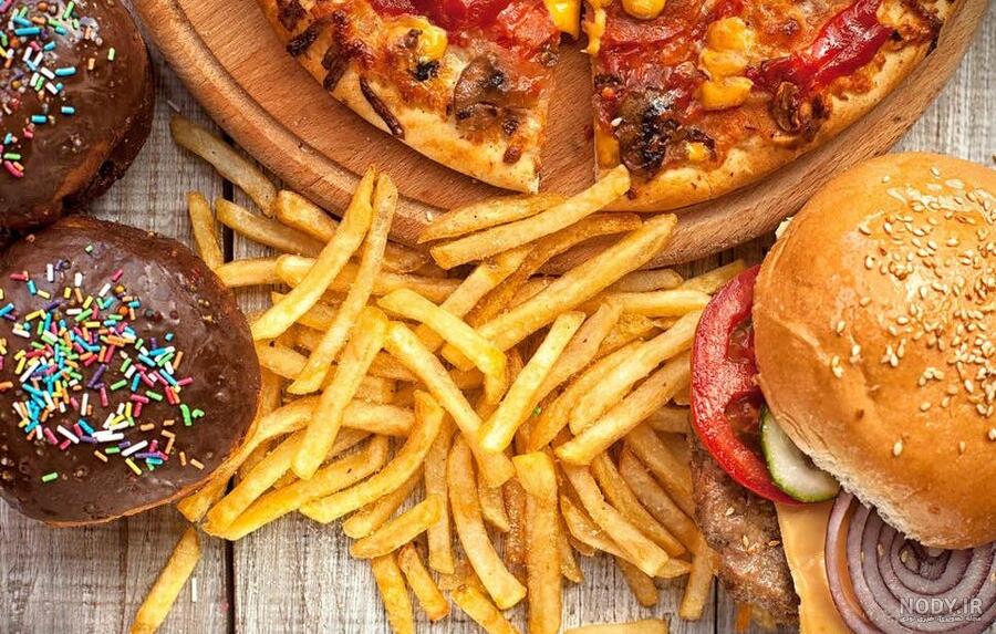 عکس غذا فست فودی عکس غذا فست فودی