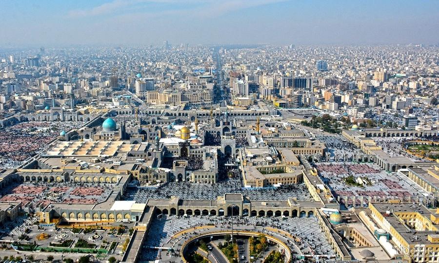 عکس هوایی حرم حضرت معصومه عکس هوایی حرم حضرت معصومه