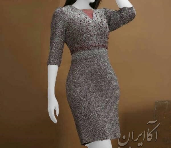 خرید اینترنتی لباس مجلسی لمه کوتاه