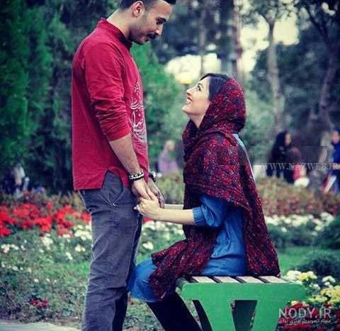 ژست عکس دونفره با لباس مجلسی ژست عکس دونفره با لباس مجلسی