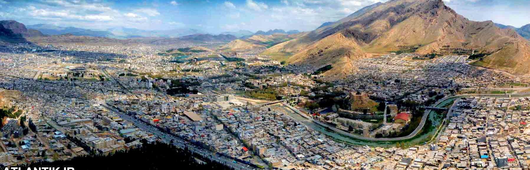 تصویر هوایی خرم آباد