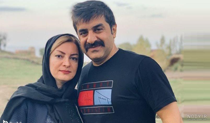 سیروس حسینی فر و همسرش