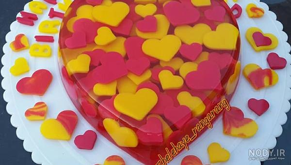 طرز تهیه ژله قلبی در جام طرز تهیه ژله قلبی در جام
