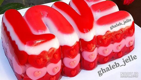 طرز تهیه ژله قلبی در جام طرز تهیه ژله قلبی در جام