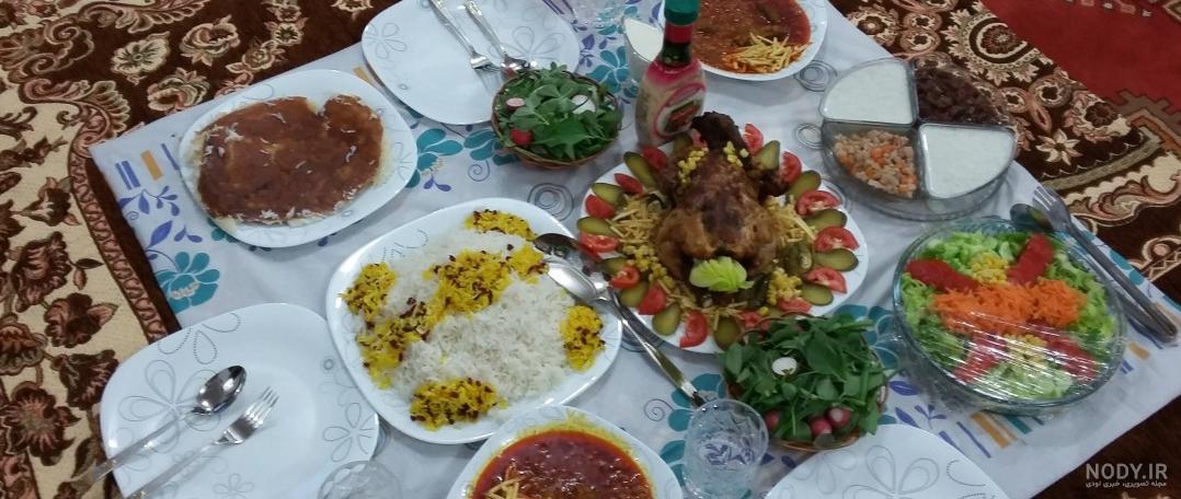 عکس سفره غذا عکس سفره غذا