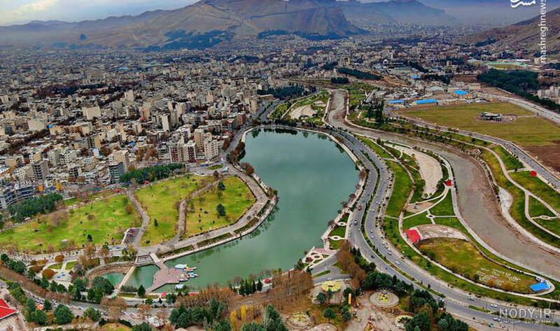 عکس هوایی خرم آباد